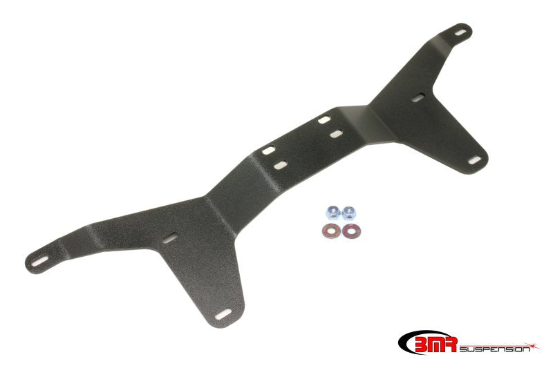 BMR 05-14 S197 Mustang Rear Driveshaft Tunnel Brace - Black Hammertone-thumbmail-1