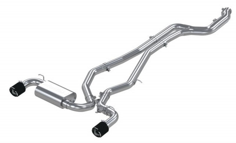 MBRP 2020+ Toyota Supra 3.0L 3in Catback Dual Rear Carbon Fiber Tips - T304-thumbmail-7