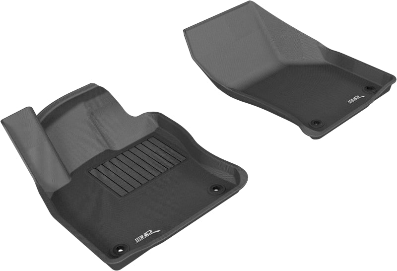 3D MAXpider 2015-2018 Volkswagen Golf Kagu 1st Row Floormat - Black-thumbmail-1