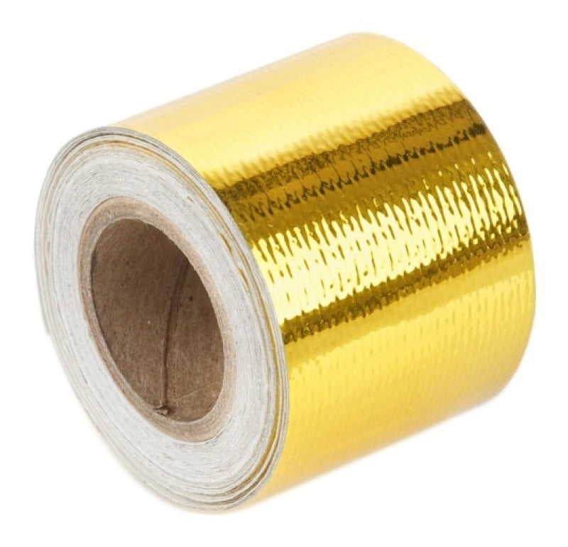 Torque Solution Gold Reflective Heat Tape Universal 2inx30ft-thumbmail-1