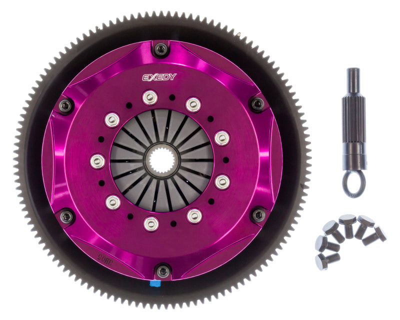Exedy 1986-1989 Mazda RX-7 R2 Hyper Twin Cerametallic Clutch Sprung Center Disc Push Type Cove-thumbmail-3