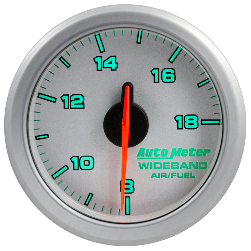 Autometer Airdrive 2-1/6in Wideband Air / Fuel Gauge 10:1-17:1 ARF Range - Silver