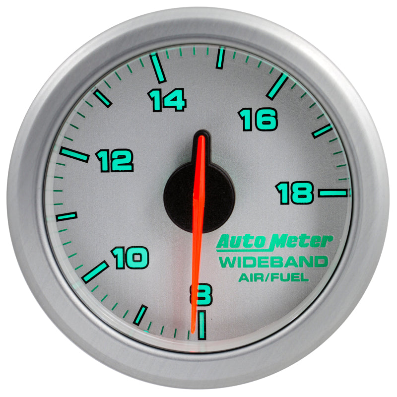 Autometer Airdrive 2-1/6in Wideband Air / Fuel Gauge 10:1-17:1 ARF Range - Silver-thumbmail-2