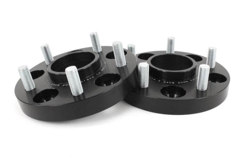 Perrin 17-18 Honda Civic Si 64.1mm Hub 5x114.3 20mm Wheel Spacers (One Pair)-thumbmail-2