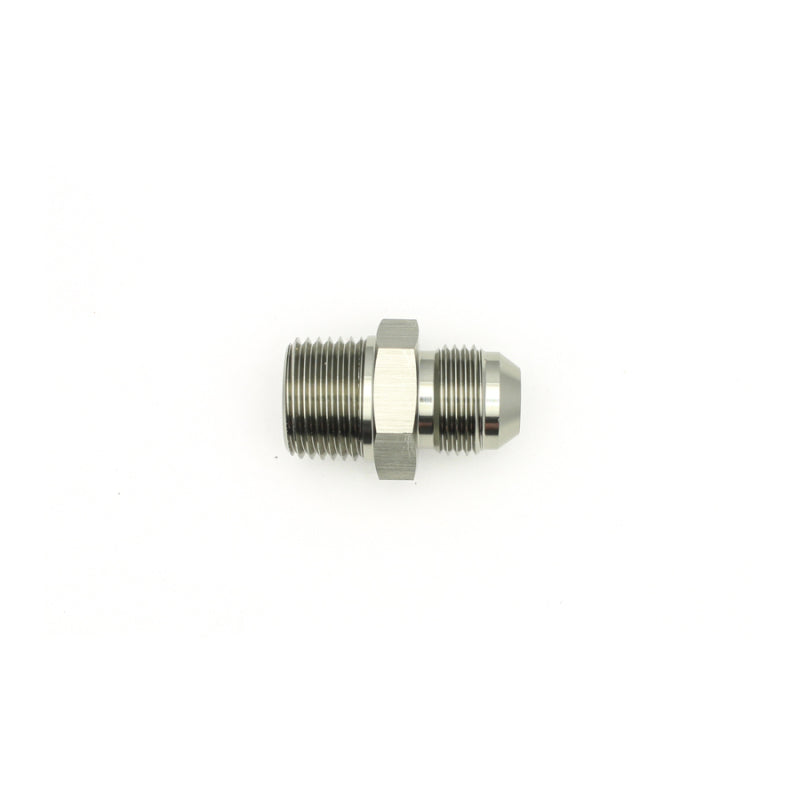 DeatschWerks 8AN Male Flare to 1/2in Male NPT Adapter - Anodized Matte Black-thumbmail-1