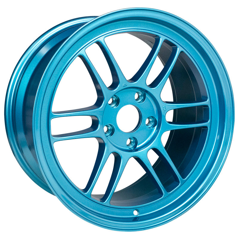 Enkei RPF1 18x9.5 5x114.3 38mm Offset 73mm Bore Emerald Blue Wheel (MOQ 40)-thumbmail-2