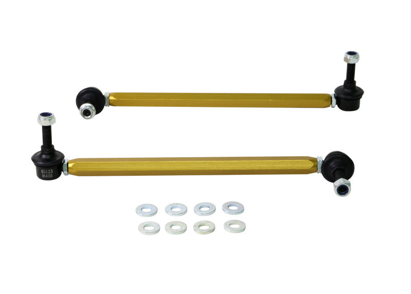 Whiteline 06/05+ Ford Focus LS / 05/09+ Mazda 3 BK Front Swaybar Link Kit H/Duty Adj Steel Ball-thumbmail-3