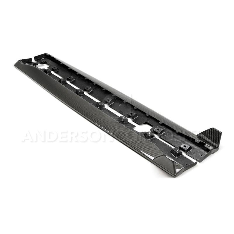 Anderson Composites 2015-2017 Ford Mustang GT350 Style Rocker Panel Splitter-thumbmail-2