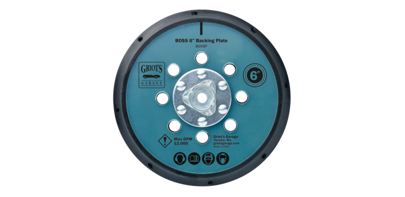 Griots Garage BOSS 6in Backing Plate