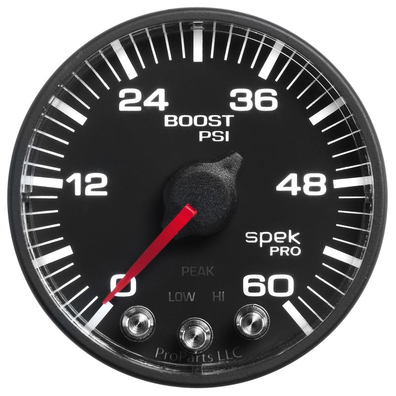 Autometer Spek-Pro 52.4mm 0-60 PSI Digital Stepper Motor Boost Gauge-thumbmail-1