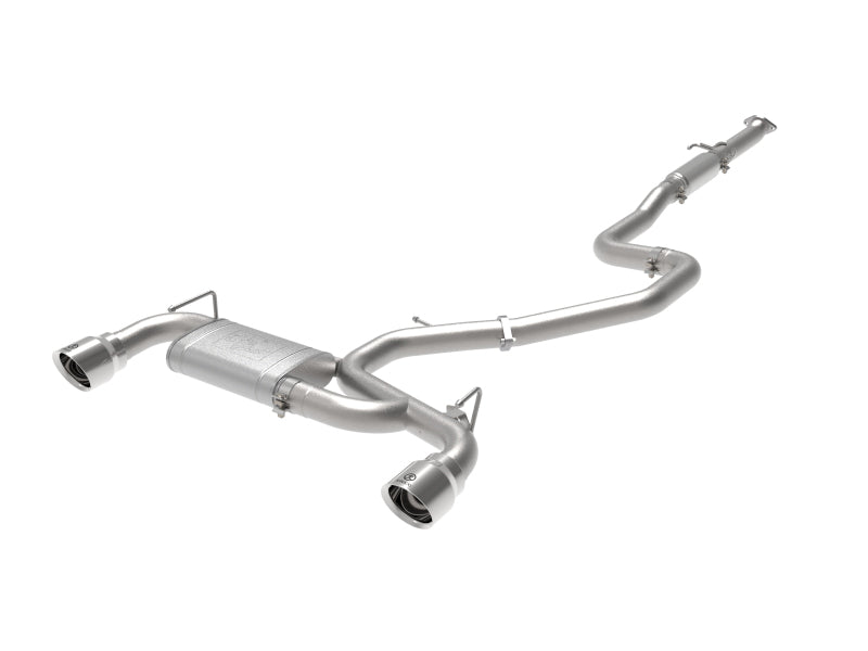 aFe Power Cat Back Exhaust - 19-20 Hyundai Veloster N L4-2.0L (t) w/ Polished Tips-thumbmail-1