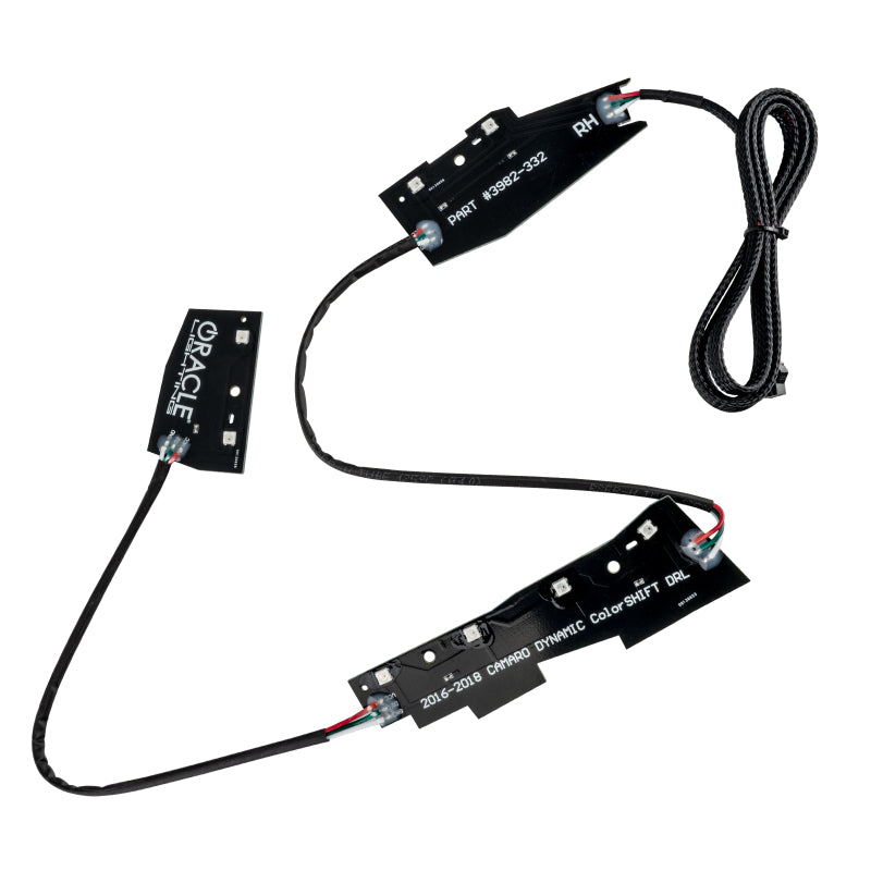 Oracle 16-18 Chevy Camaro Dynamic Headlight DRL Upgrade Kit - ColorSHIFT - Dynamic-thumbmail-2