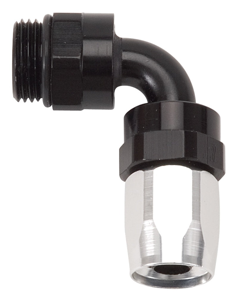 Russell Performance Hose End #6 to #6 Radius Inlet Port 90 Deg Blk/Clr-thumbmail-2