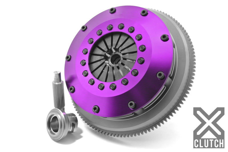 XClutch 89-94 Nissan Skyline GT-R 2.6L 8in Twin Solid Ceramic Clutch Kit-thumbmail-1