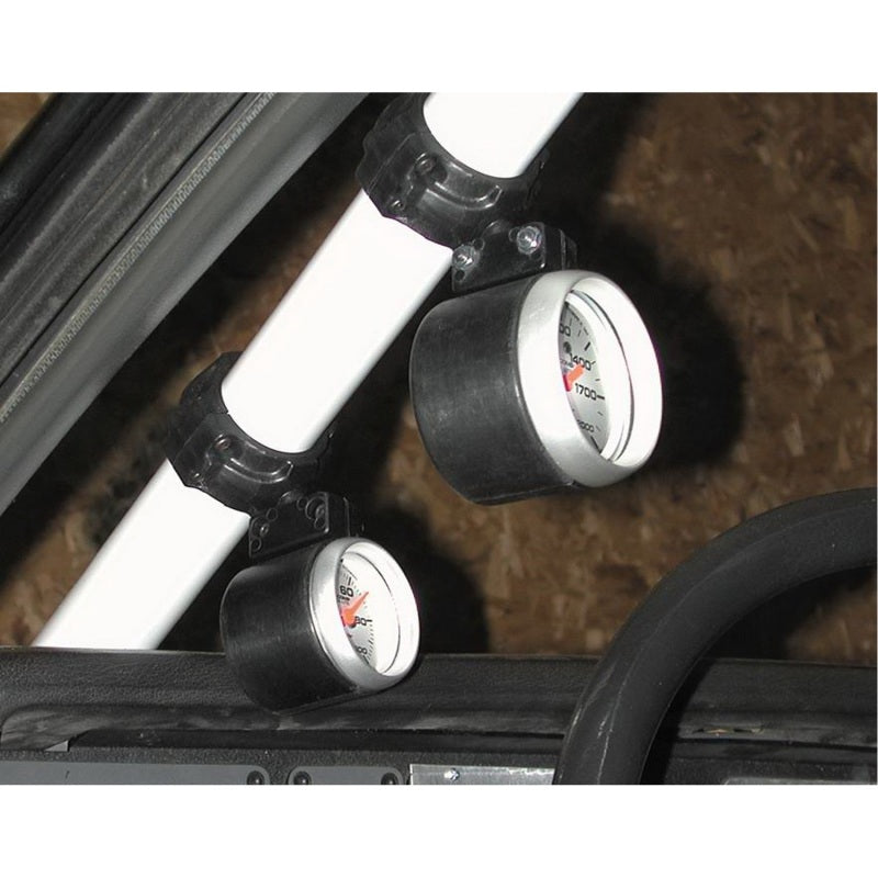 Autometer 2 5/8 inch Black Roll Pod for 1 5/8 inch Roll Cage-thumbmail-2