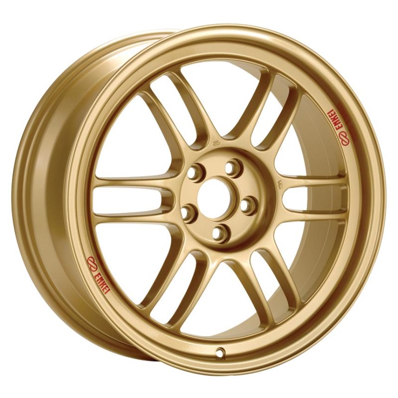 Enkei RPF1 17x8 5x100 45mm Offset 73mm Bore Gold Wheel 02-10 WRX & 04 STI-thumbmail-1