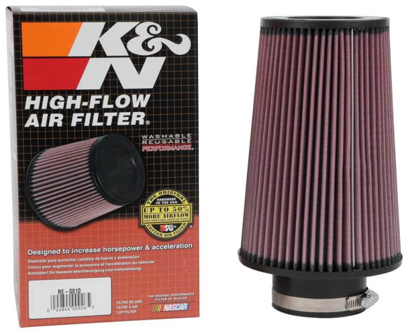 K&N Universal Rubber Filter 3inch FLG / 6inch OD-B / 4-5/8inch OD-T / 9inch L-thumbmail-15