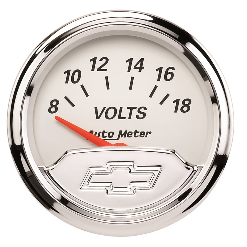 Autometer Arctic White GM 5 Pc Kit Box w/ Mech Speedo, Elec Oil Press, Water Temp, Volt, Fuel Level-thumbmail-3