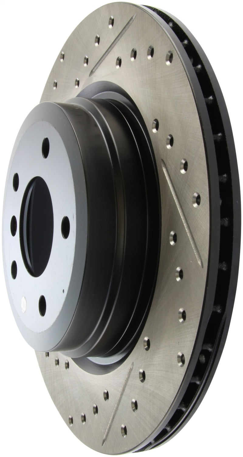 StopTech 06 BMW 330 / 07-09 BMW 335 Slotted & Drilled Right Rear Rotor-thumbmail-7