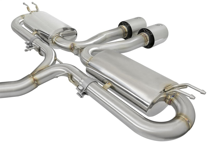 aFe Takeda 3in 304 SS Cat-Back Exhaust System w/Polished Tips 2017+ Honda Civic Si (4dr) I4 1.5L (t)-thumbmail-5