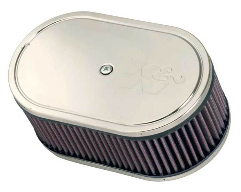 K&N Custom Racing Assembly DDO 9x5-1/2in Oval 3-1/4in Height Vent-thumbmail-1