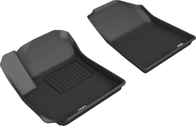 3D MAXpider 2020 Kia Soul Kagu 1st Row Floormat - Black-thumbmail-1