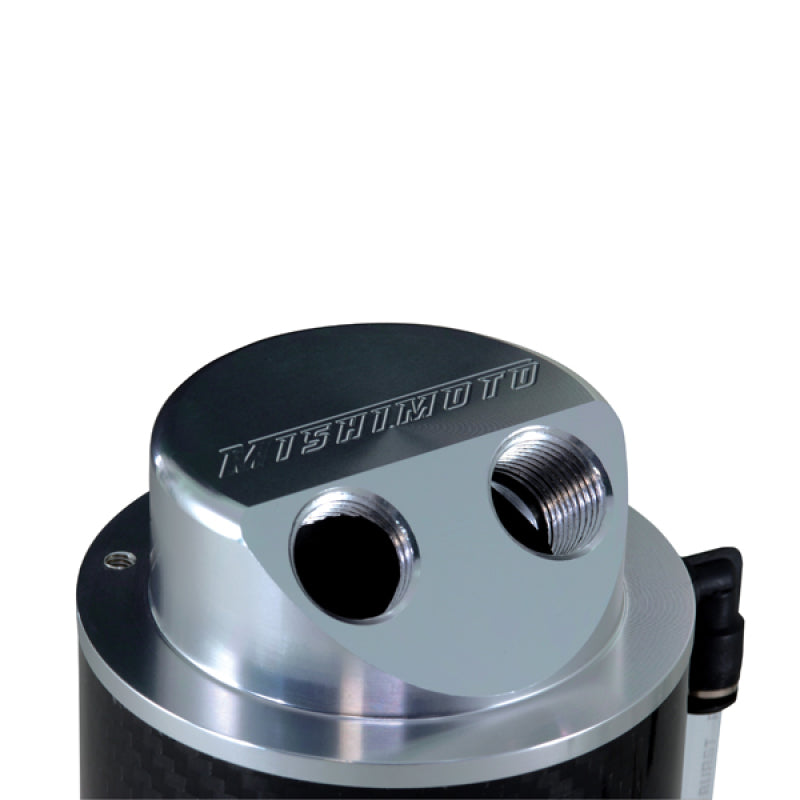 Mishimoto Carbon Fiber Oil Catch Can 10mm Fittings-thumbmail-3