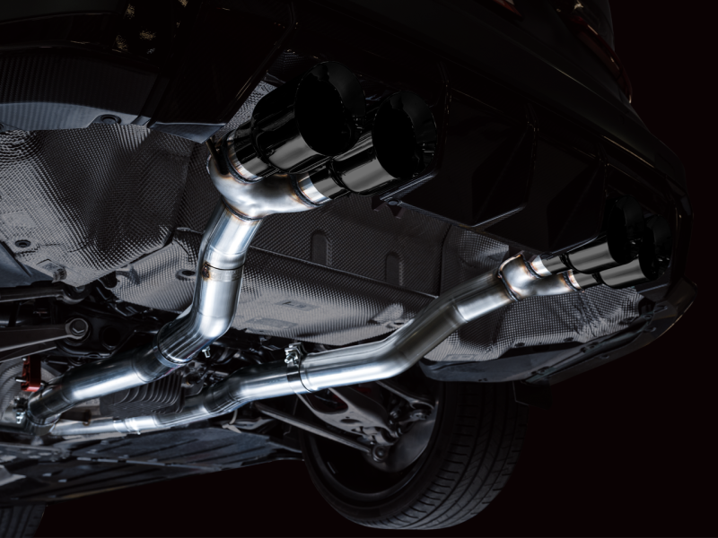 AWE Track Edition Catback Exhaust for BMW G8X M3/M4 - Diamond Black Tips-thumbmail-4