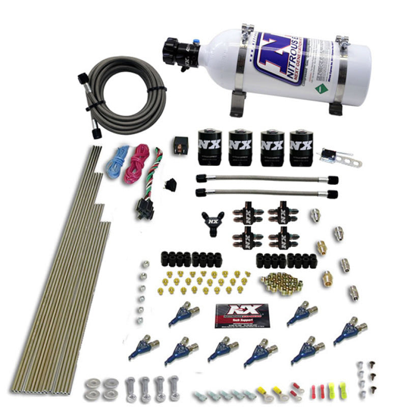 Nitrous Express 8 Cyl Alcohol Nitrous Kit (250-550HP) w/5lb Bottle-thumbmail-2