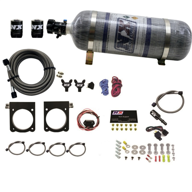 Nitrous Express 13-17 Dodge Viper (Gen-V) Nitrous Plate Kit (50-400HP) w/12lb Bottle-thumbmail-2