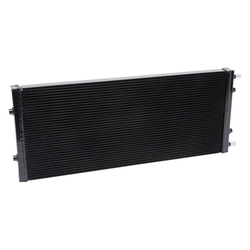 Edelbrock Heat Exchanger Dual Pass Single Row 55 000 Btu/Hr 34In W X 14In H X 2 25In D Black-thumbmail-1