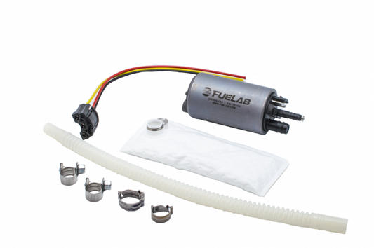 Fuelab 496 In-Tank Brushless Fuel Pump w/9mm Barb & 6mm Barb Siphon - 350 LPH