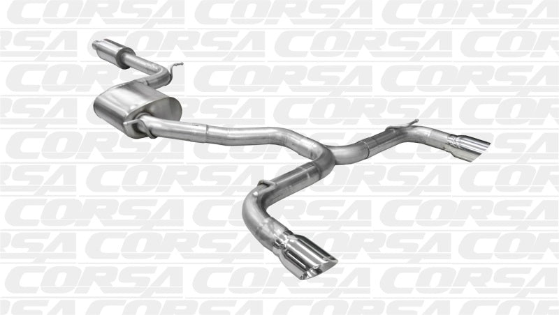 Corsa 14-15 Volkswagen GTI Mk7 Polished Sport 3.0in Cat-Back Dual Rear Exit-thumbmail-5