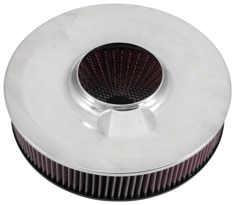 K&N X-Stream Top Assembly 14in OD 5.125in Neck Flange 4.62in H w/Vent-thumbmail-3
