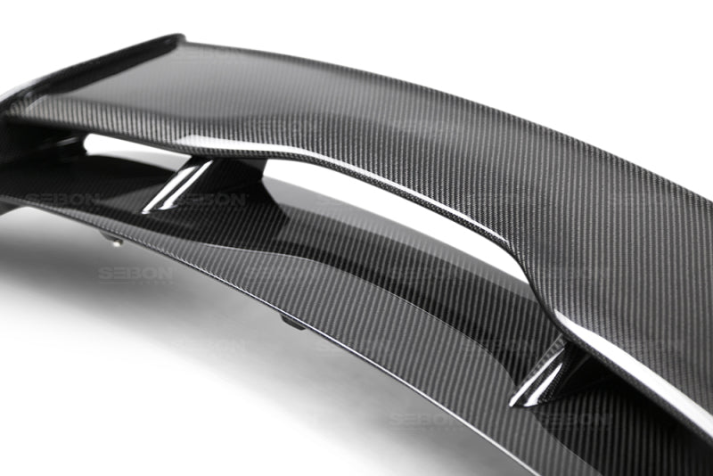 Seibon 2015-2017 Ford Focus ST/RS Hatchback Carbon Fiber Rear Spoiler (3rd Brake Light Not Included)-thumbmail-9