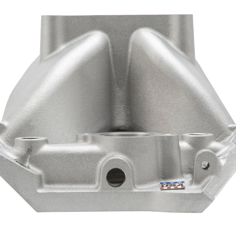 Edelbrock Manifold Chevy BB 9 8 Deck (Short) Super Victor 565 Thick Flange Rect Port Heads-thumbmail-7