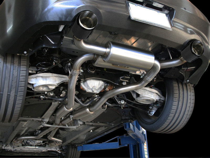 aFe Takeda 2-1/2in 304SS Cat-Back Exhaust Infiniti G37 08-13/Q60 14-15 V6-3.7 w/ Carbon Fiber Tips-thumbmail-2