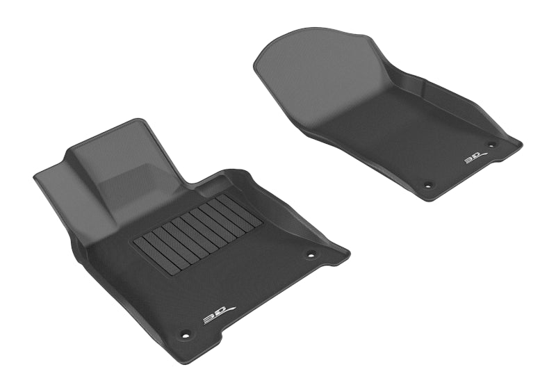 3D MAXpider 2014-2017 Infiniti Q50 Kagu 1st Row Floormat - Black-thumbmail-1