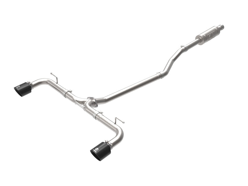 aFe Takeda 2-1/2in 304 SS Cat-Back Exhaust w/ Black Tips 14-18 Mazda 3 L4 2.0L/2.5L-thumbmail-1