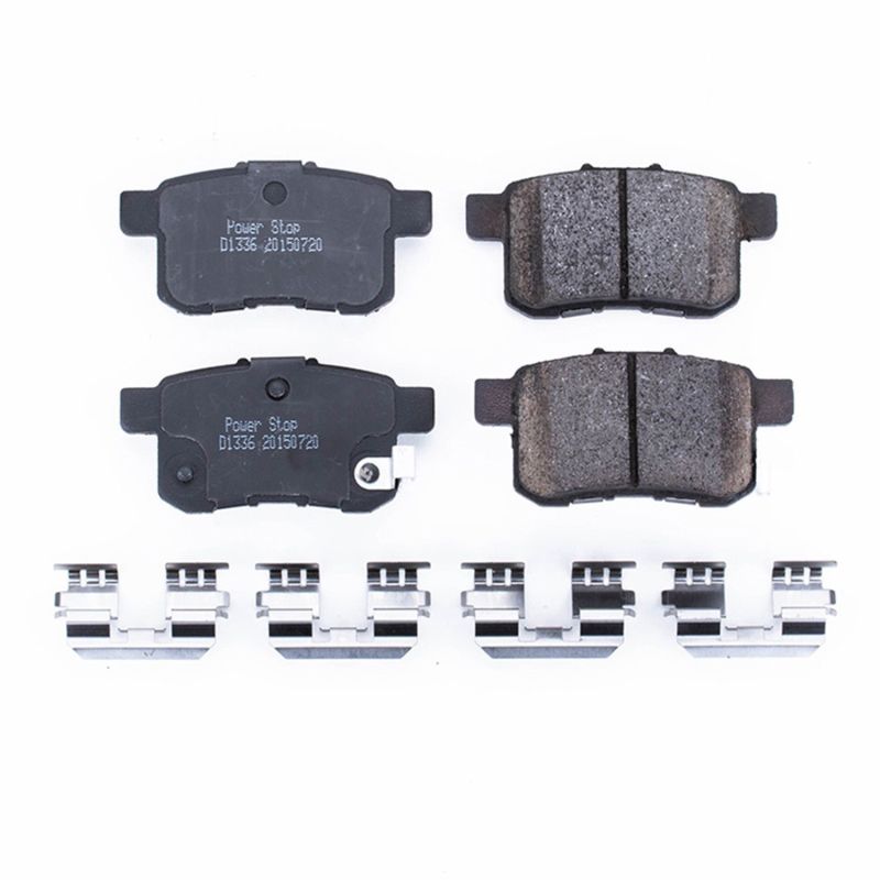 Power Stop 09-10 Acura TSX Rear Z17 Evolution Ceramic Brake Pads w/Hardware-thumbmail-1