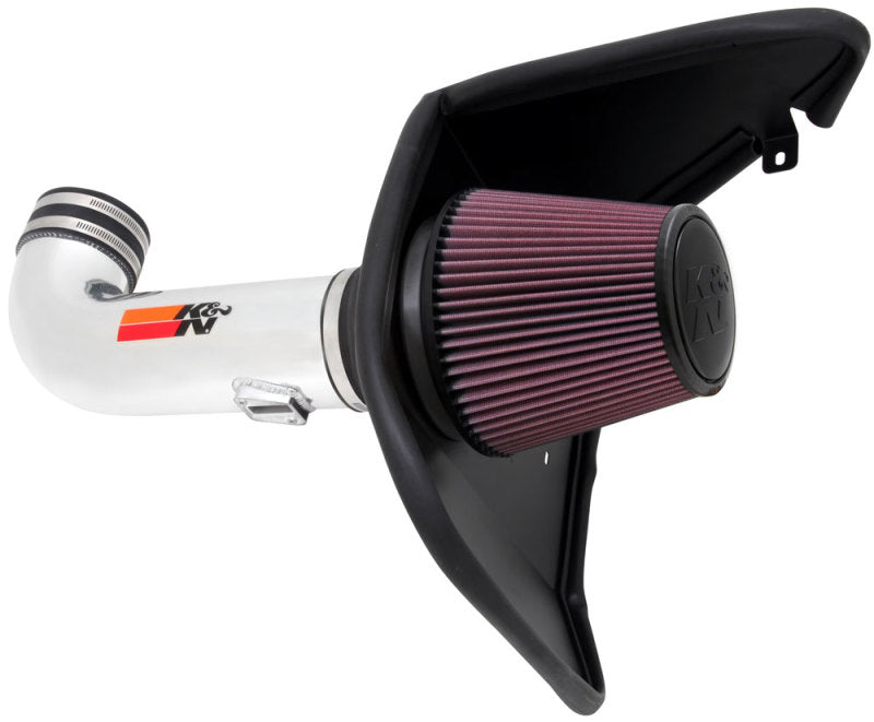 K&N 10 Camaro 6.2L V8 Polished Typhoon Short Ram Intake-thumbmail-2