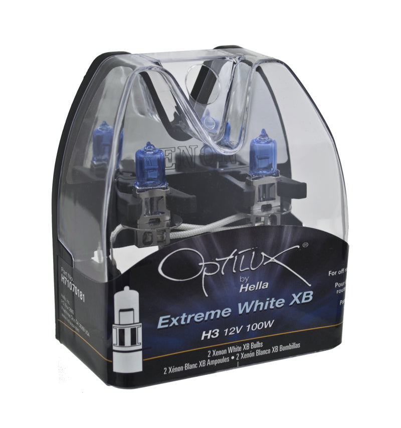 Hella Optilux H3 12V / 100W Xenon White XB Light Bulb-thumbmail-17