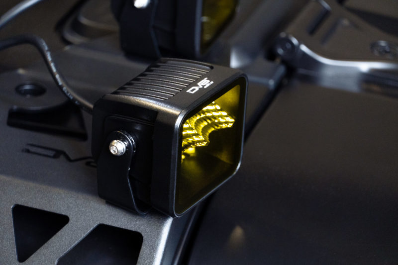 DV8 Offroad 3in Elite Series LED Amber Pod Light-thumbmail-5