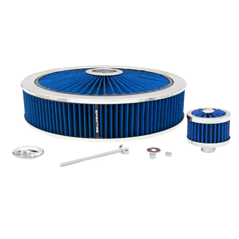 Spectre ExtraFlow Filter Custom Assembly Value Pack 14in. x 3in. - Blue-thumbmail-2