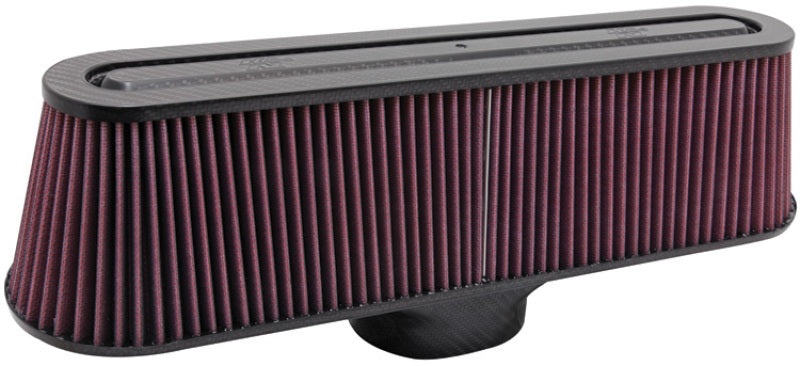 K&N Air Filter with Carbon Fiber Top and Base-thumbmail-2