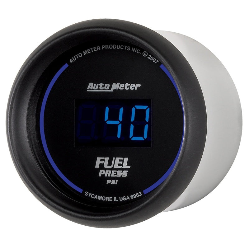 Autometer 52.4mm 1-100 PSI Black Digital Fuel Pressure Gauge-thumbmail-2