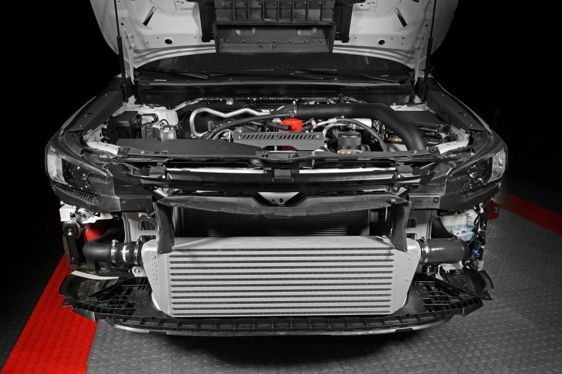 Perrin 22-23 Subaru WRX Front Mount Intercooler Kit (Black Tubes & Silver Core)-thumbmail-9