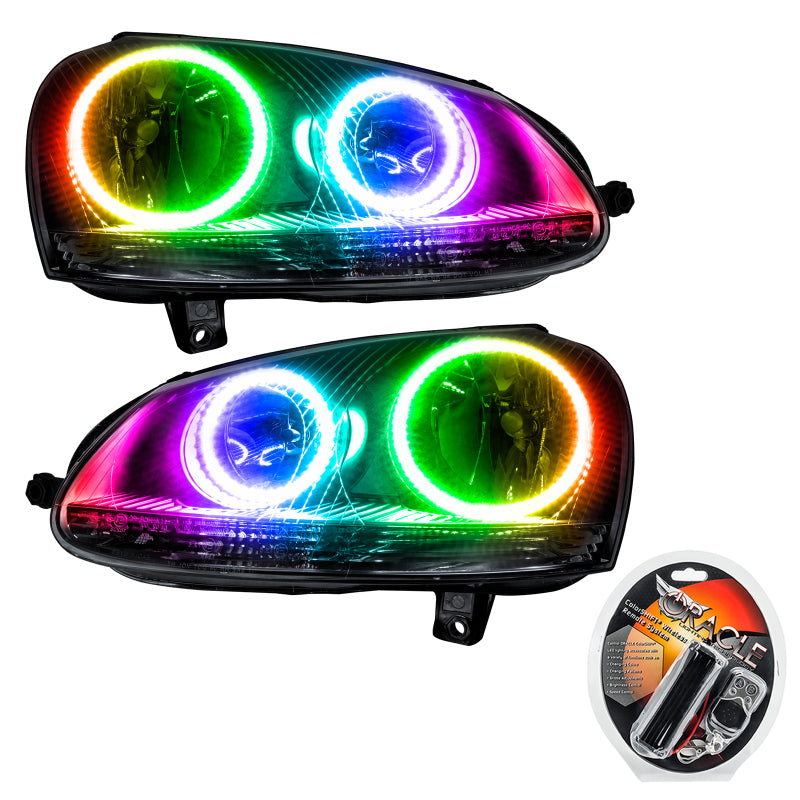 Oracle 06-10 Volkswagen Jetta SMD HL - Chrome - ColorSHIFT-thumbmail-1