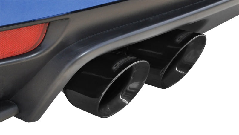Corsa 08-13 Subaru Impreza Hatchback STI 2.5L Turbo Manual Black Sport Cat-Back Exhaust-thumbmail-3