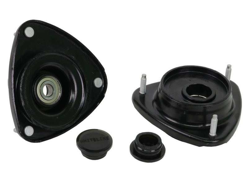 Whiteline 04-07 Subaru WRX/STi / 98-02 Subaru Forester Front Upper Strut Mounts - Offset Assembly-thumbmail-4